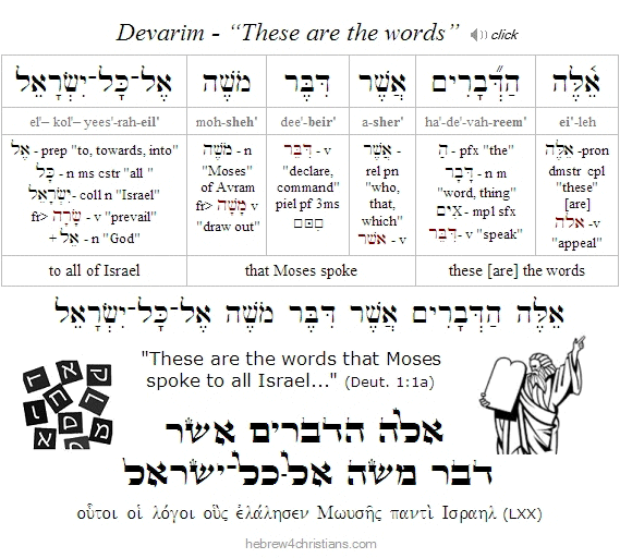 Parashat Devarim - Words