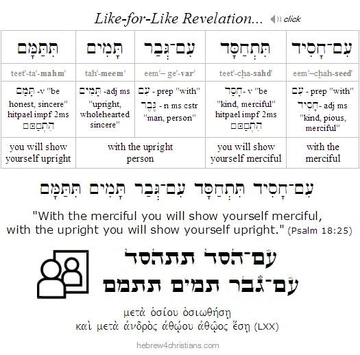 Psalm 18:25 Hebrew Lesson